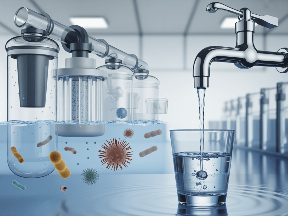 Advanced sewage treatment plant (STP) water purification process removing contaminants and pathogens by Daiki Axis Bangladesh