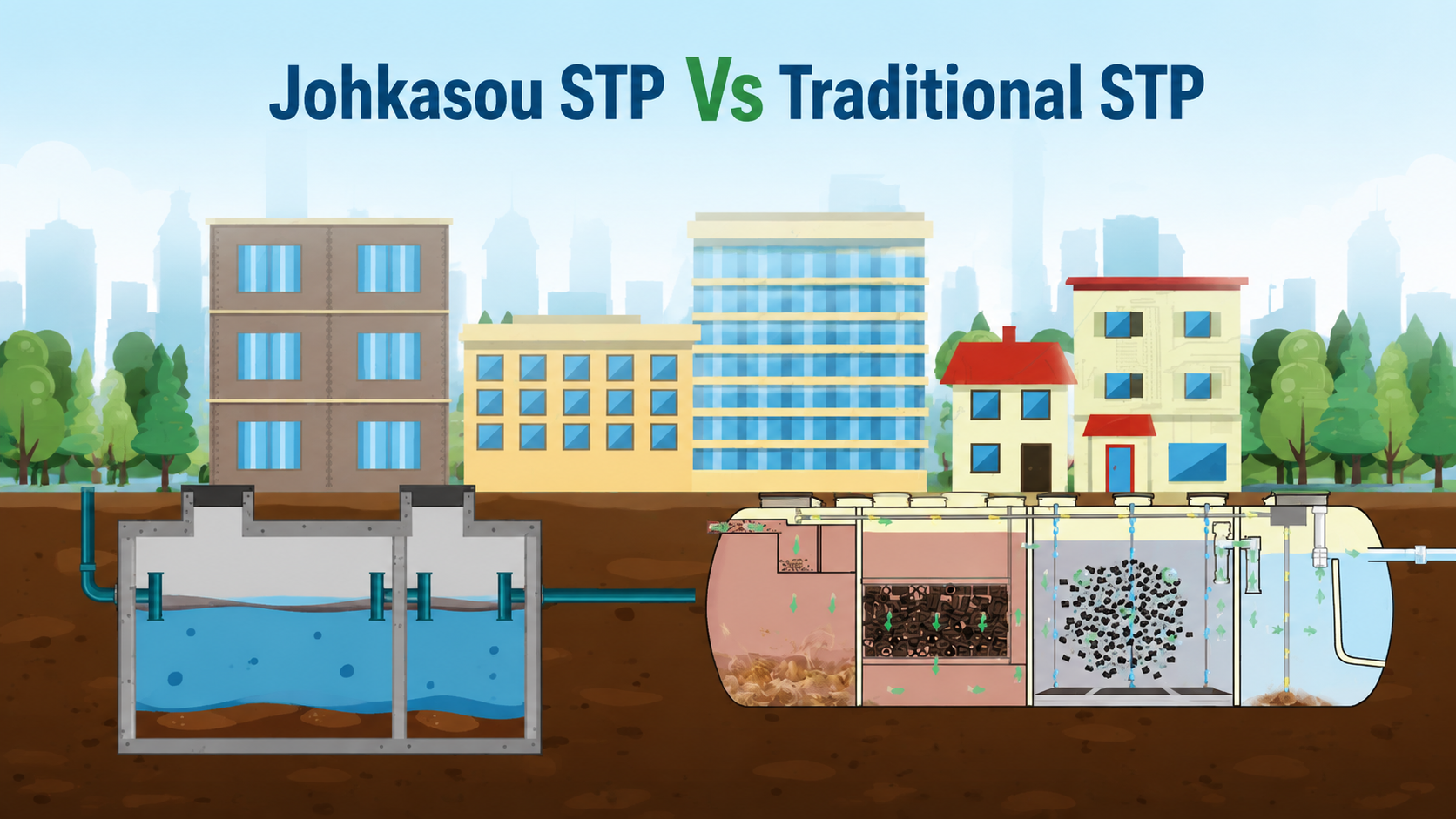 Johkasou vs Traditional STP