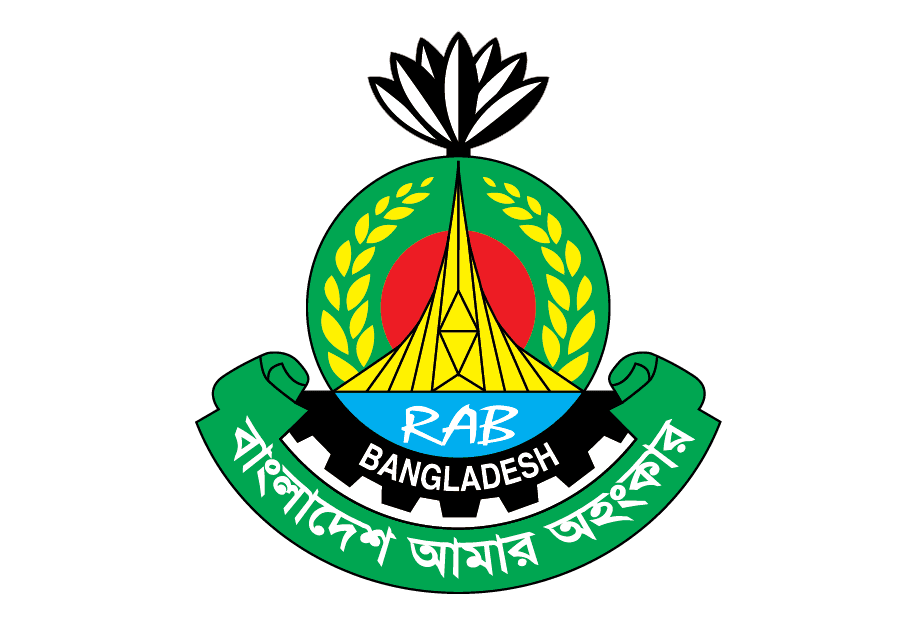 Rapid Action Battalion logo associated with Daiki Axis Bangladesh sewerage treatment plant supplier in Bangladesh