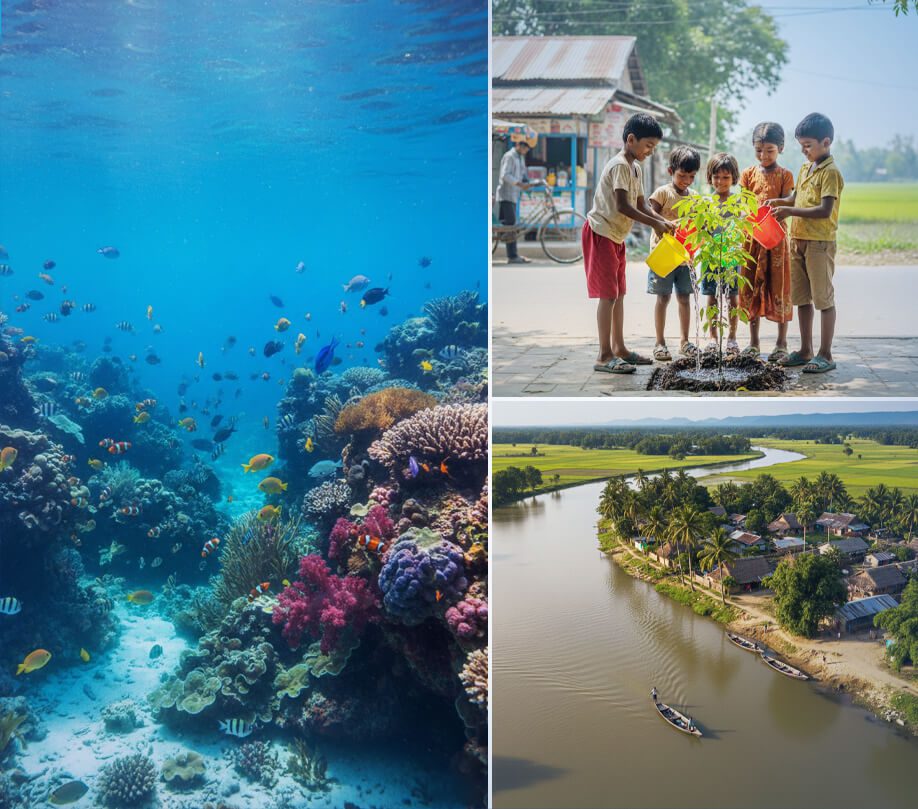 Clean water, healthy communities, and protected rivers in Bangladesh are supported by sustainable wastewater treatment solutions from Daiki Axis Bangladesh