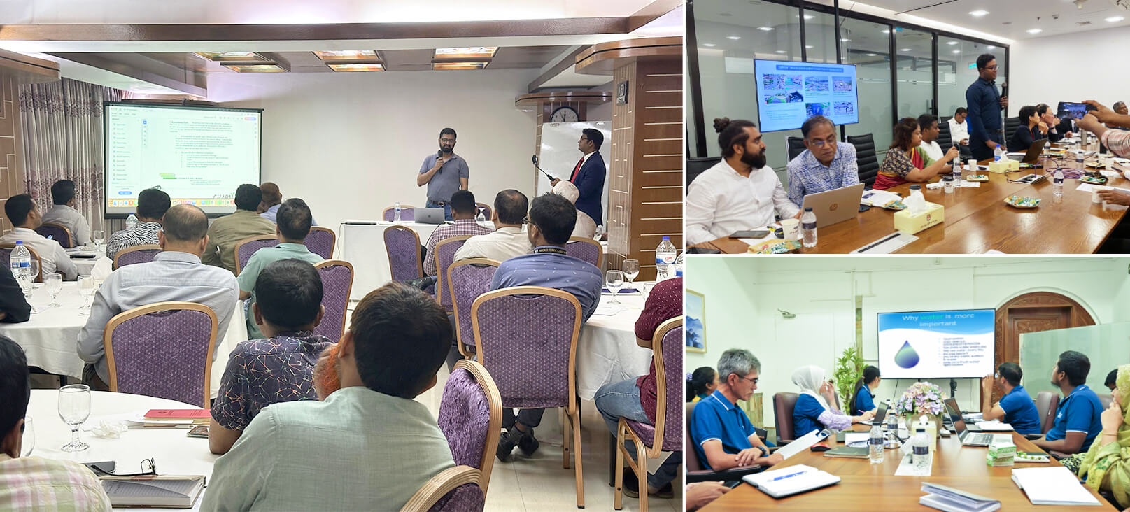 Wastewater treatment plant workshop and technical training session by Daiki Axis Bangladesh.