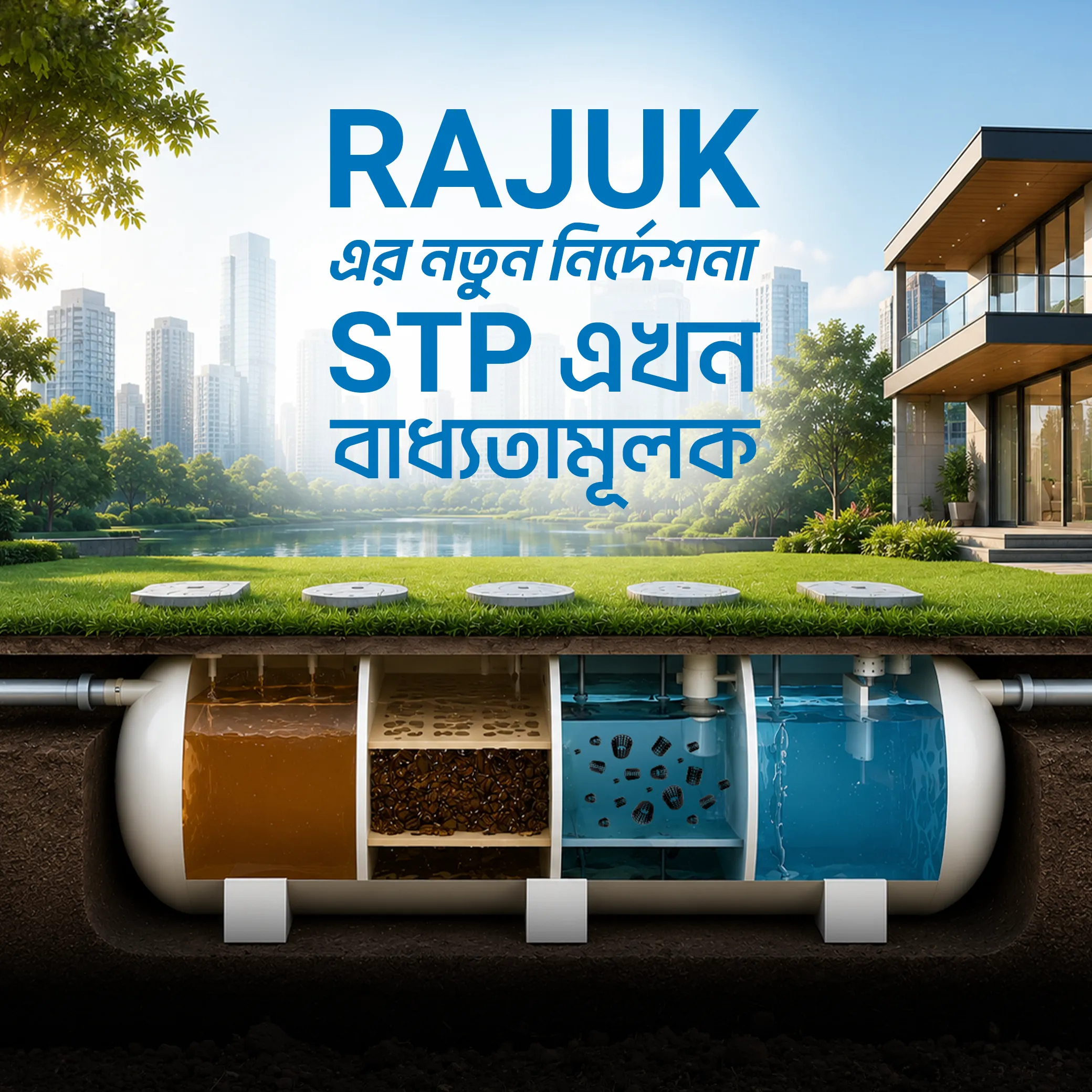 RAJUK's New Building Compliance Makes Sewage Treatment Plant (STP) Mandatory for Existing and New Buildings